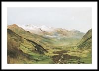 Das Gasteinertal I By Anton Romako-0