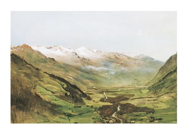 Plagát Das Gasteinertal I By Anton Romako