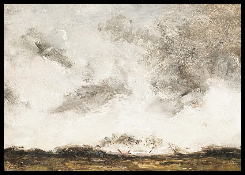 Avondzon By Rudolf Jurriaan Stephanus Haak-12