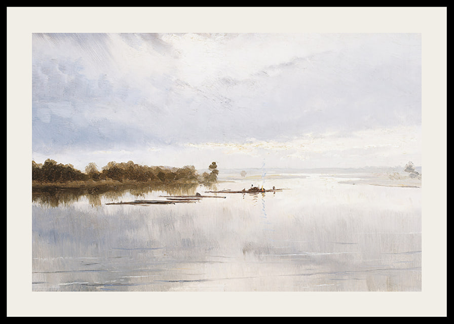River Landscape By Ferdynand Ruszczyc-12