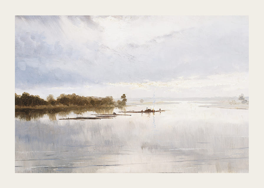 River Landscape By Ferdynand Ruszczyc-12