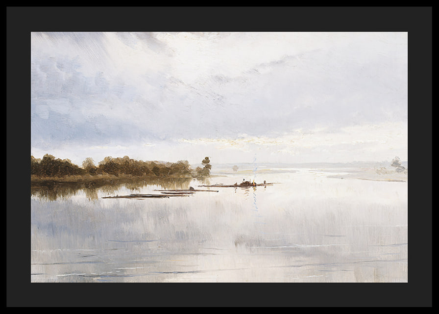 River Landscape By Ferdynand Ruszczyc-12