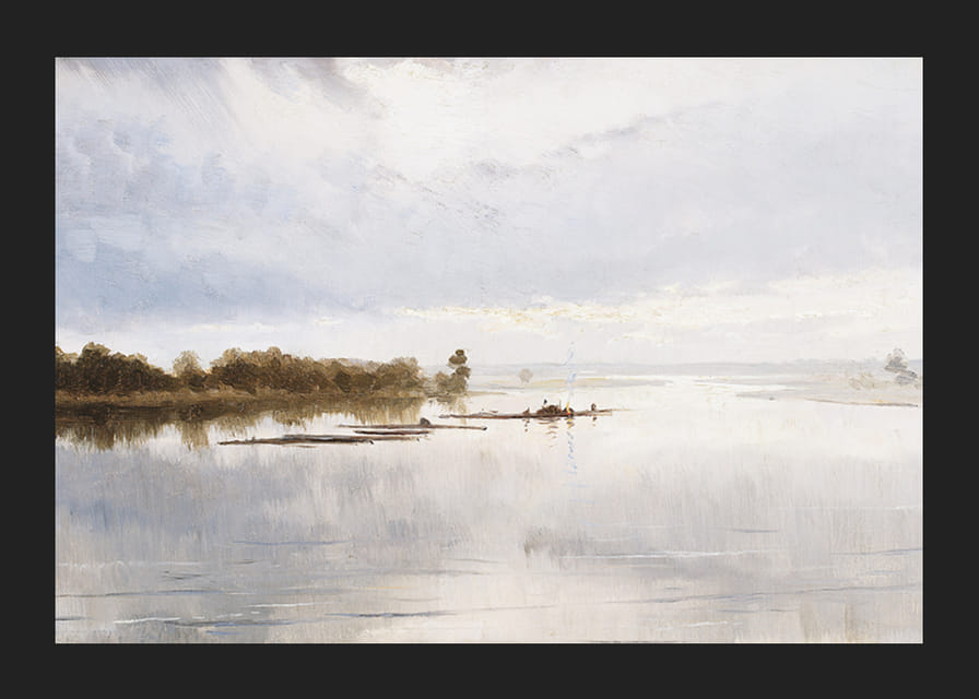 River Landscape By Ferdynand Ruszczyc-12