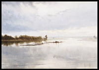 River Landscape By Ferdynand Ruszczyc-8