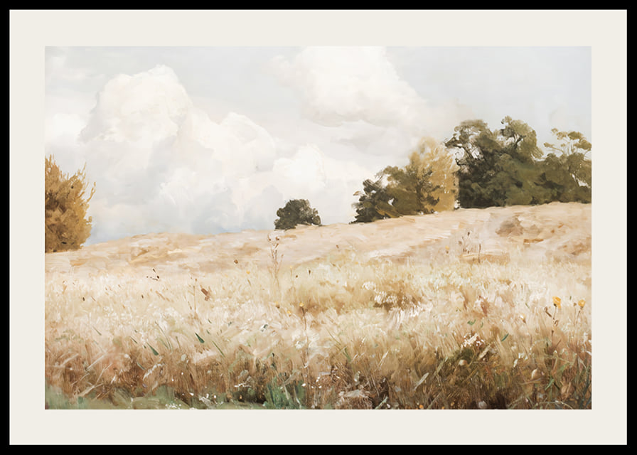 Sädesfält Landskapsstudie By Gustaf Rydberg-12
