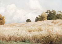 Sädesfält Landskapsstudie By Gustaf Rydberg-9