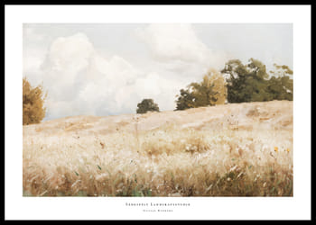 Plagát Sädesfält Landskapsstudie By Gustaf Rydberg