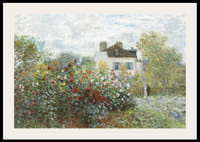 The Artists Garden In Argenteuil By Claude Monet-4