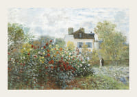 The Artists Garden In Argenteuil By Claude Monet-5