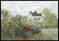 The Artists Garden In Argenteuil By Claude Monet-8