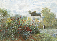 The Artists Garden In Argenteuil By Claude Monet-9