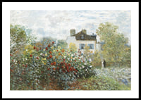 The Artists Garden In Argenteuil By Claude Monet-2