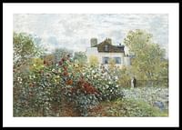 The Artists Garden In Argenteuil By Claude Monet-0