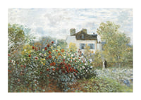 The Artists Garden In Argenteuil By Claude Monet-3