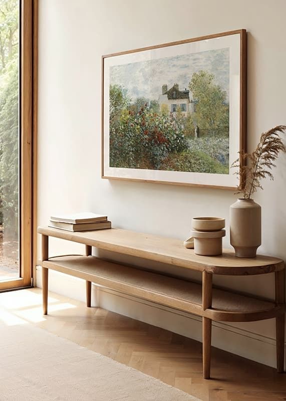 Poster The Artists Garden In Argenteuil By Claude Monet crossfade