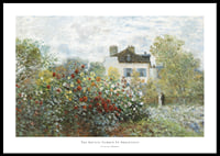 The Artists Garden In Argenteuil By Claude Monet-0
