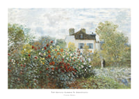 The Artists Garden In Argenteuil By Claude Monet-1