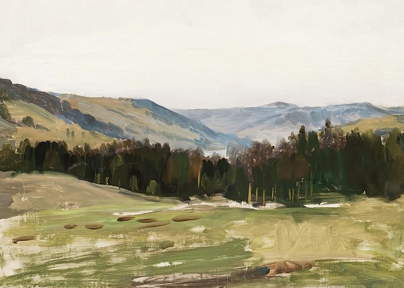 Highland Landscape By Leon Wyczółkowski-12