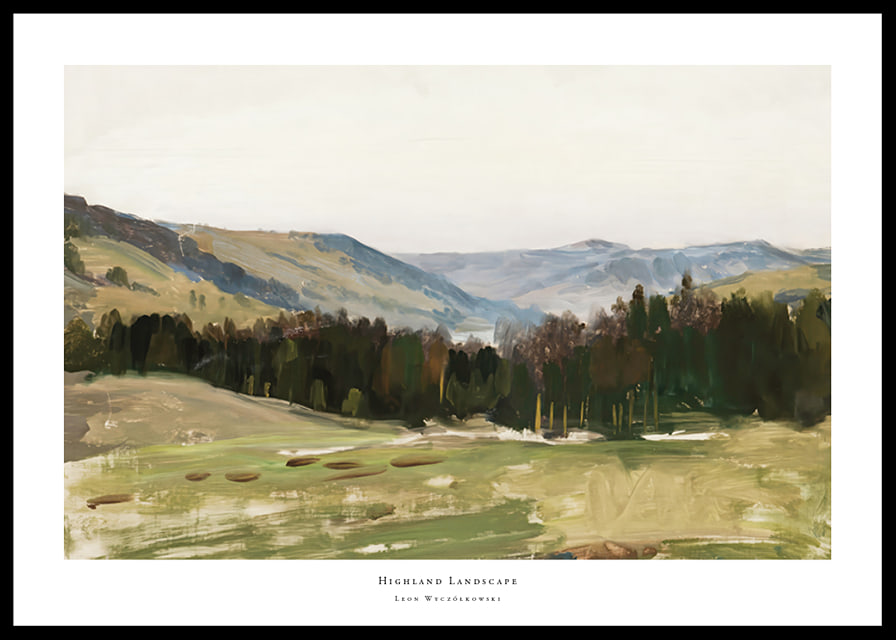 Highland Landscape By Leon Wyczółkowski-12
