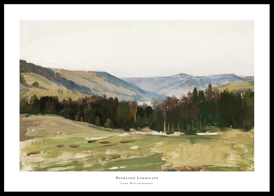 Highland Landscape By Leon Wyczółkowski-12