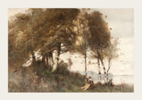 Paysage Aux Lavandières By Paul Trouillebert-5