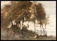 Paysage Aux Lavandières By Paul Trouillebert-2