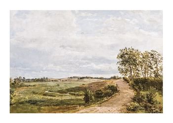 Poster Road Across The Hills By Dankvart Dreyer