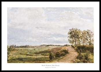 Poster Road Across The Hills By Dankvart Dreyer