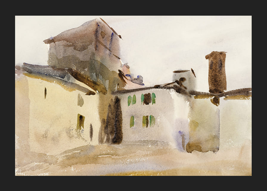 Borgo San Lorenzo By John Singer Sargent-12