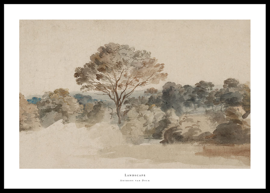 Landscape By Anthony van Dyck-12