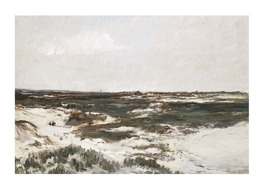 Les Dunes à Camiers By Charles-François Daubigny-12