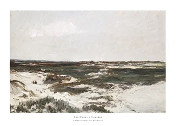Poster Les Dunes à Camiers By Charles-François Daubigny