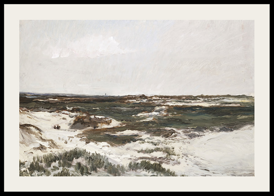 Les Dunes à Camiers By Charles-François Daubigny-12