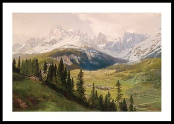 Poster View From Mount Helm By Konrad Petrides