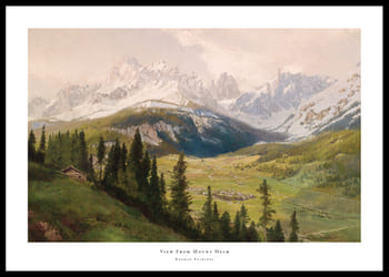 Poster View From Mount Helm By Konrad Petrides