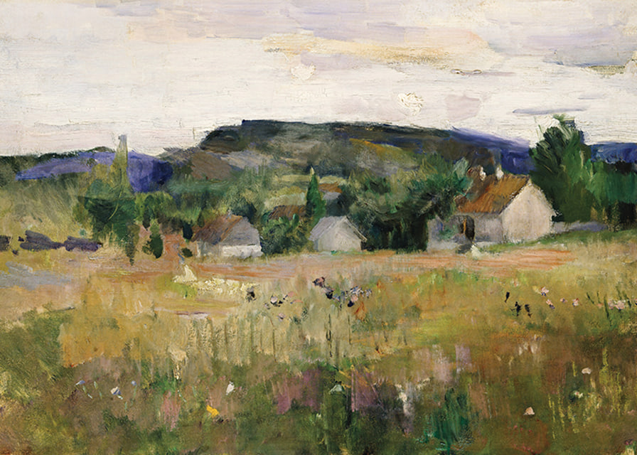 Landskab Fra Bærum By Harriet Backer-12