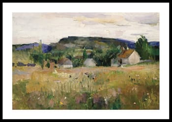 Poster Landskab Fra Bærum By Harriet Backer