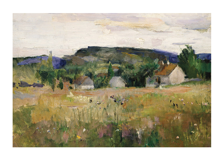 Landskab Fra Bærum By Harriet Backer-12