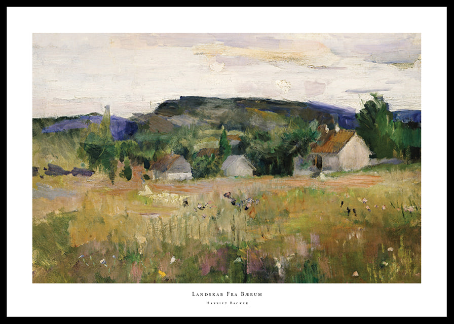 Landskab Fra Bærum By Harriet Backer-12