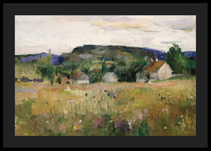 Landskab Fra Bærum By Harriet Backer-12