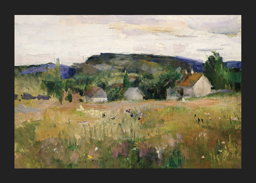 Landskab Fra Bærum By Harriet Backer-12