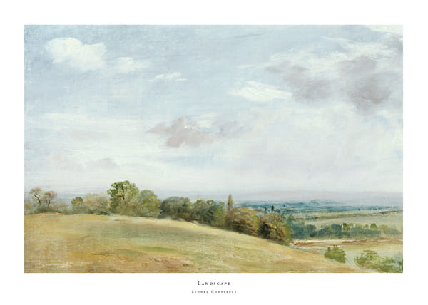 Plakatas Landscape By Lionel Constable