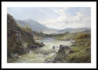 Falls Of The Tay By Alfred de Breanski Sr-0