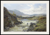 Falls Of The Tay By Alfred de Breanski Sr-4