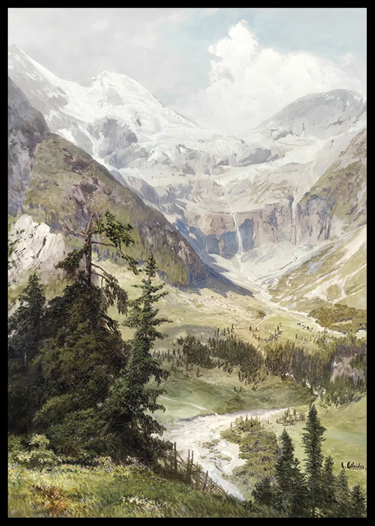 Sommer Im Gebirge By Konrad Petrides-12