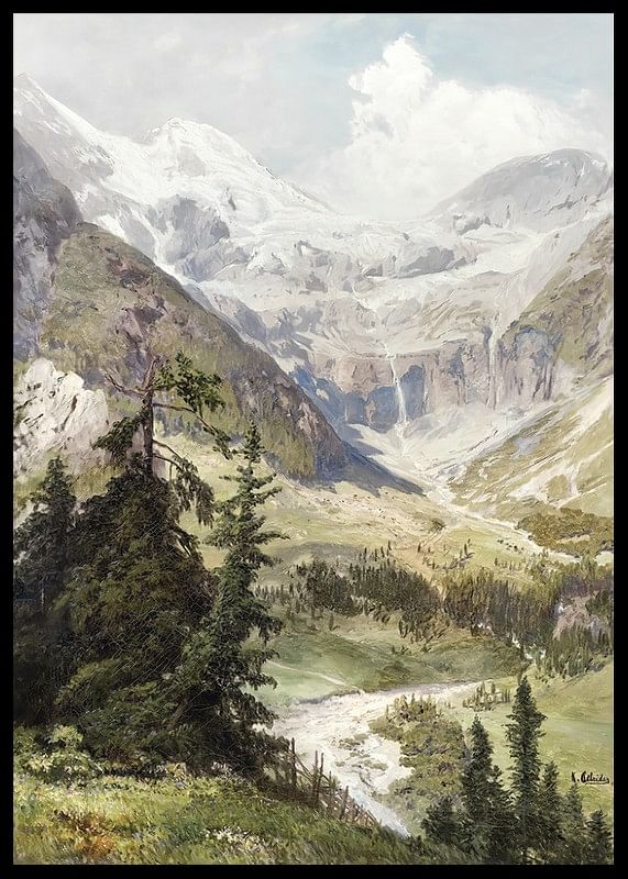 Sommer Im Gebirge By Konrad Petrides-12