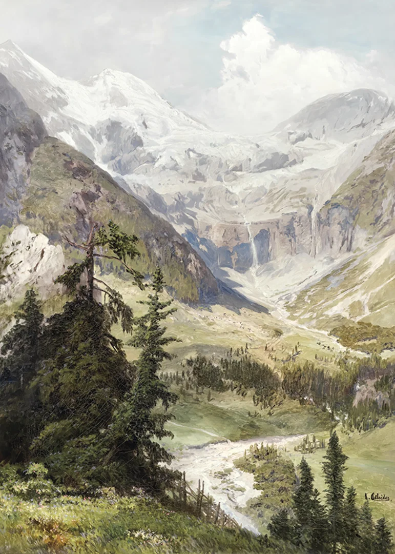 Sommer Im Gebirge By Konrad Petrides-12