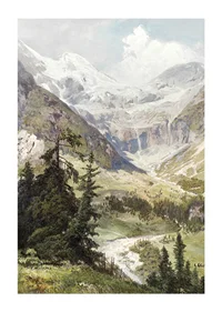 Sommer Im Gebirge By Konrad Petrides-3