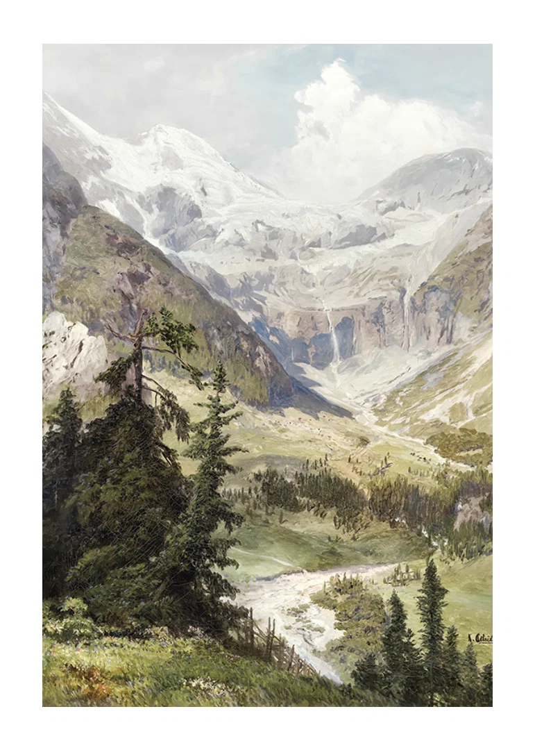 Sommer Im Gebirge By Konrad Petrides-12