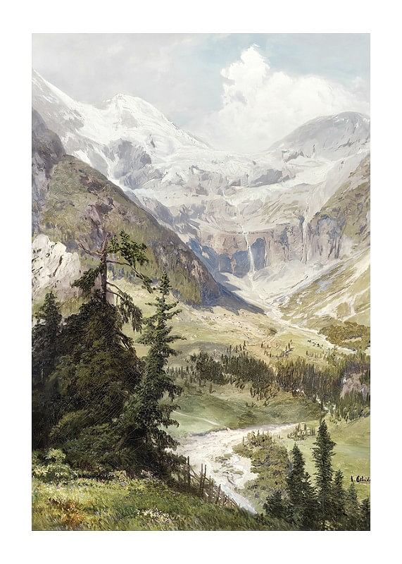 Plagát Sommer Im Gebirge By Konrad Petrides